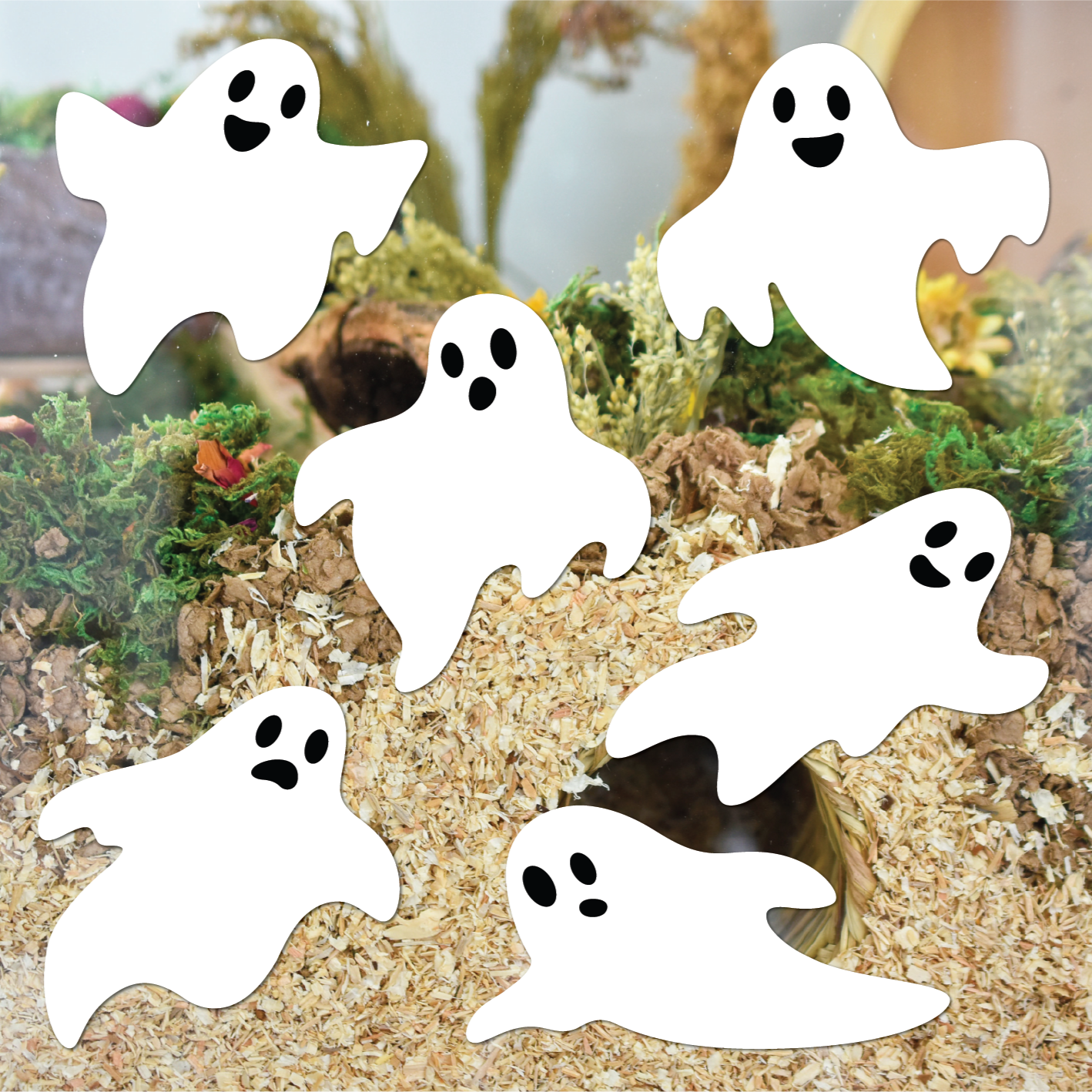 Ghosts | Static Cling Stickers