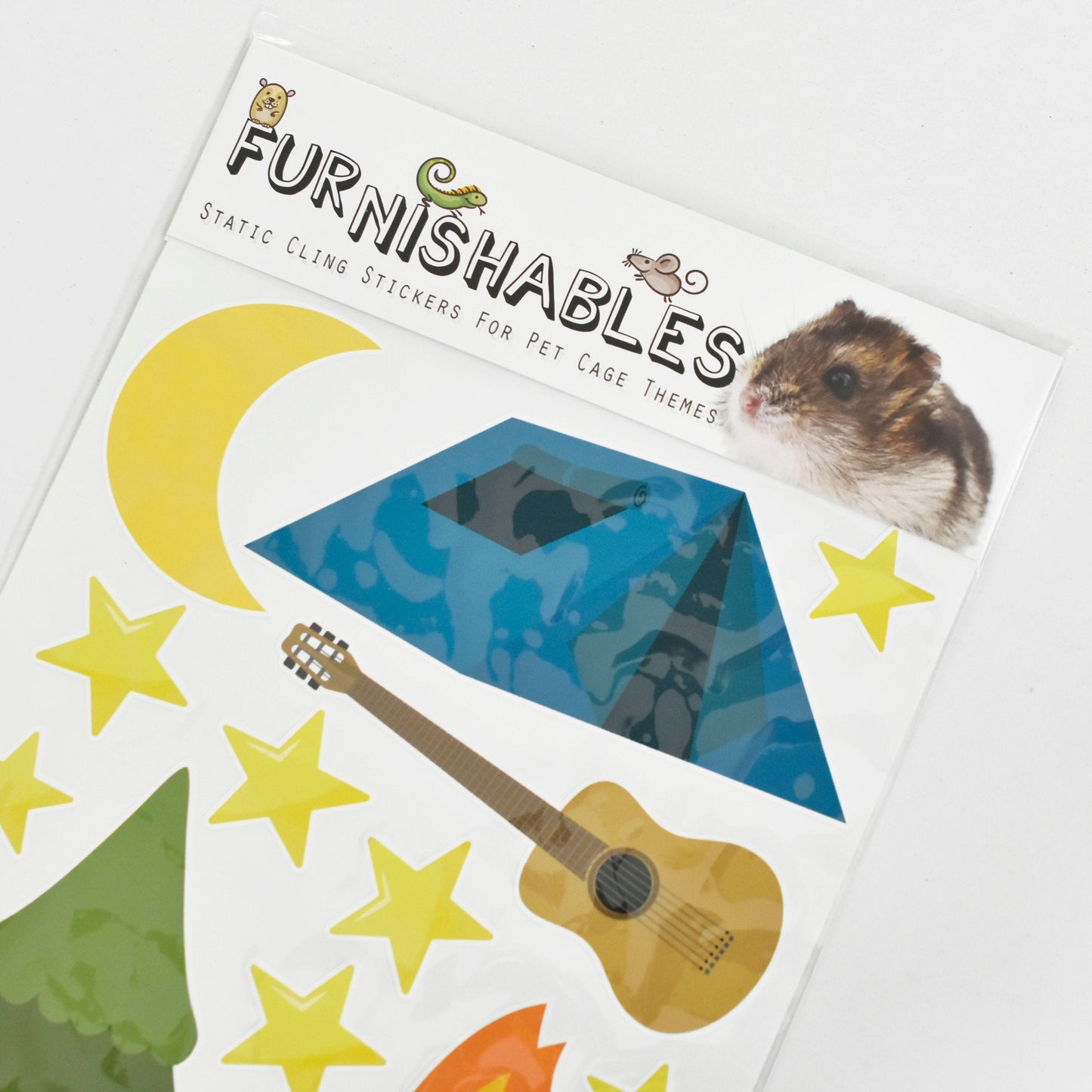 Starlit Nights | Static Cling | Pet Cage Theme