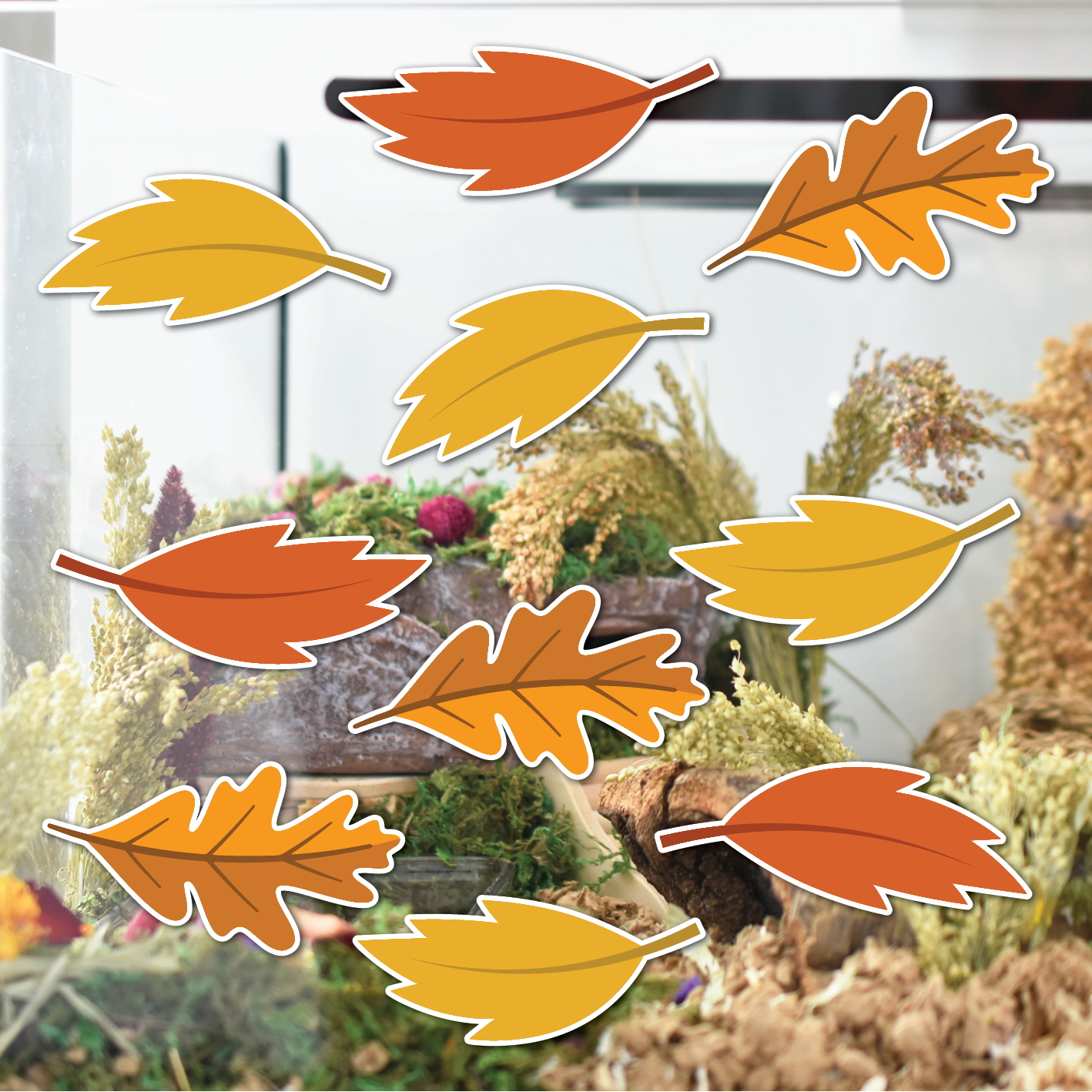 Autumn Leaves | Static Cling Stickers