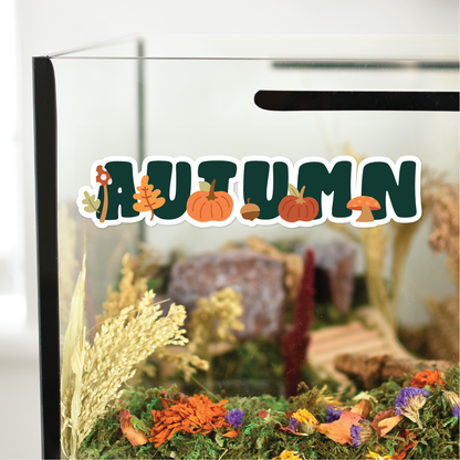 Autumn Name Stickers