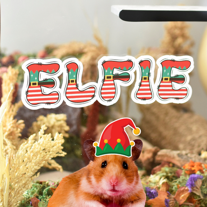 Elf Pet Name Stickers