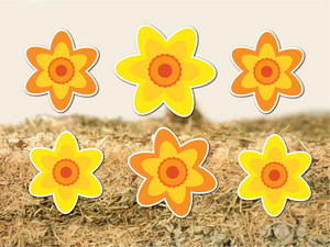 Daffodils | Static Cling Stickers
