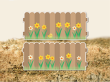 Spring Fence | Static Cling Sticker
