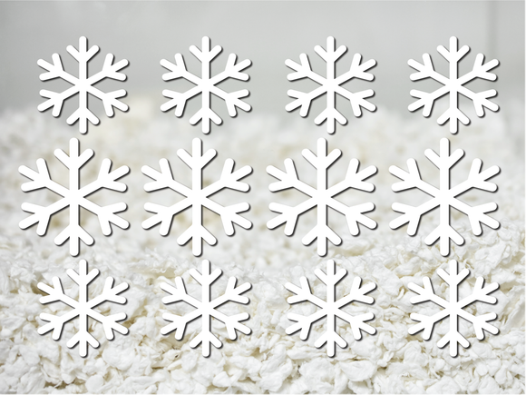 Snowflakes | Static Cling | Pet Cage Theme