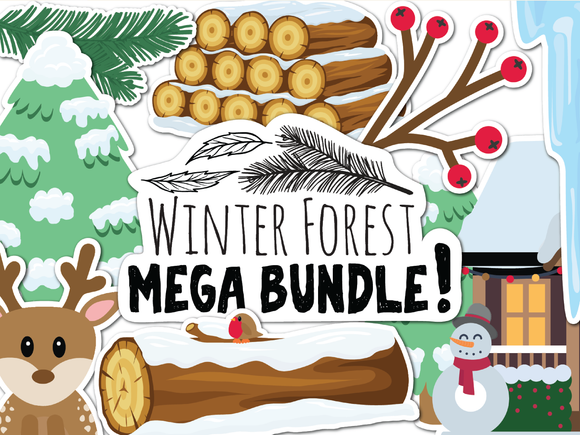 Winter Forest MEGA Bundle | Pet Cage Theme